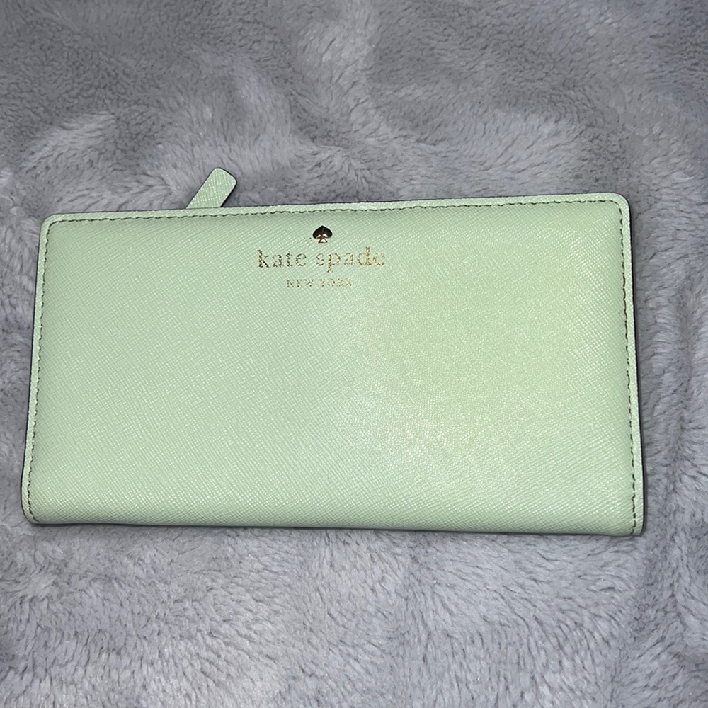 Mint blue Kate Spade wallet